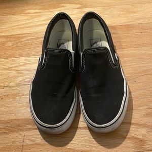 Black Slip-On Vans